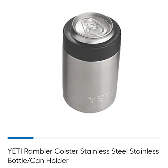 YETI Silver Stainless Steel Rambler Colster 12 OZ - Picture 9 of 11
